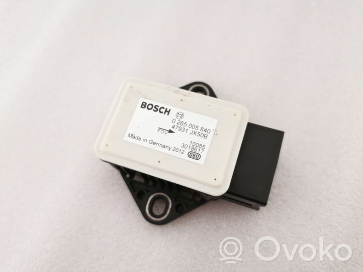 Nissan NV200 Sensore di imbardata accelerazione ESP 47931JX50B