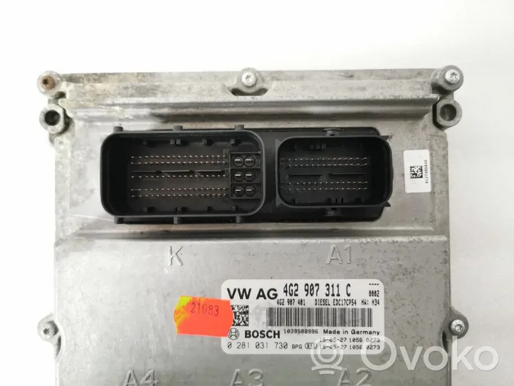 Audi A6 S6 C7 4G Centralina/modulo del motore 4G2907311C