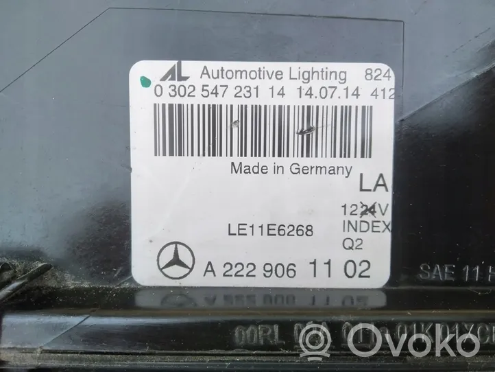 Mercedes-Benz S W222 Lampa przednia A2229061102