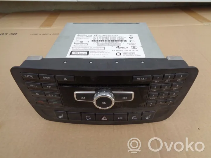 Mercedes-Benz B W246 W242 Radija/ CD/DVD grotuvas/ navigacija A2469009412