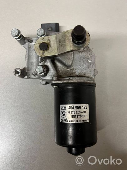 BMW 3 E90 E91 Tiranti e motorino del tergicristallo anteriore 6978263