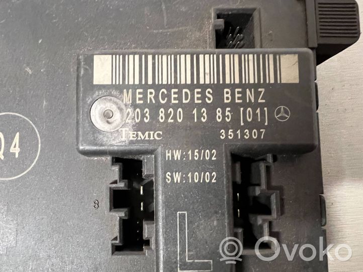 Mercedes-Benz C AMG W203 Door control unit/module 2038201385