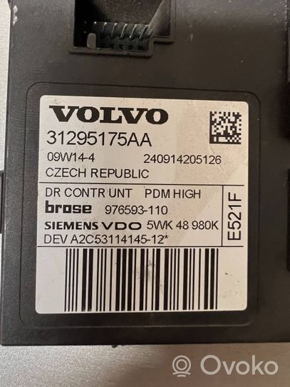 Volvo V50 Moteur de lève-vitre de porte avant 31295175AA