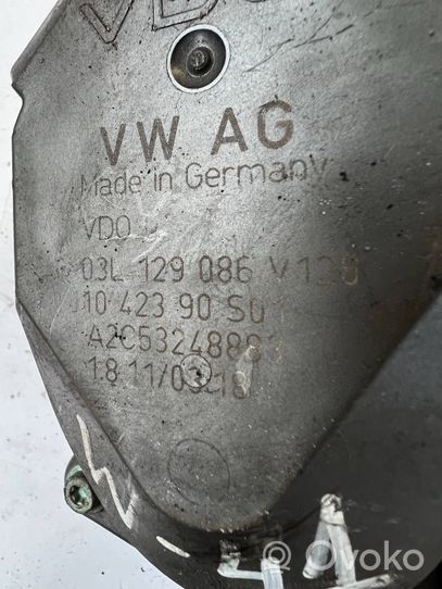 Volkswagen PASSAT B7 Intake manifold valve actuator/motor 03L129086