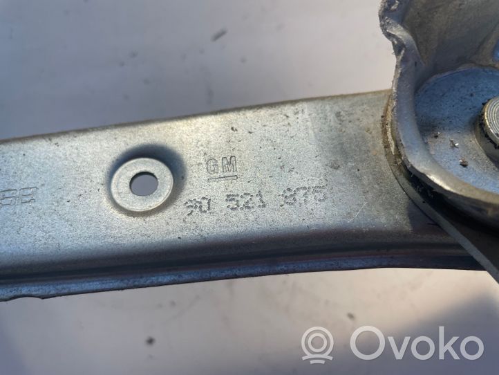 Opel Astra G Meccanismo di sollevamento del finestrino anteriore senza motorino 90521875