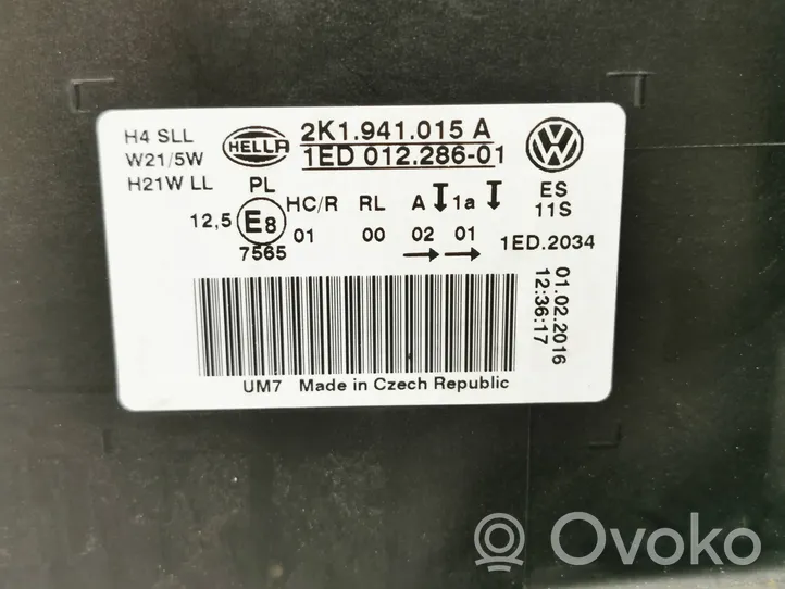 Volkswagen Caddy Lampa przednia 2K1941015A