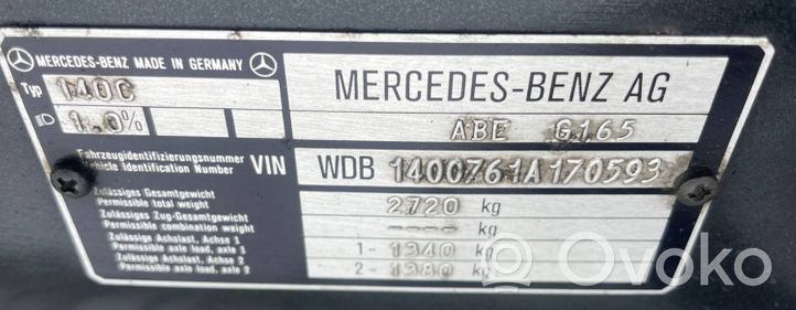 Mercedes-Benz CL C140 Pieza de la carrocería delantera W140