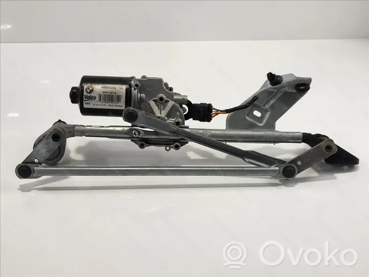 BMW 2 F46 Mechanizm wycieraczek szyby przedniej / czołowej 61617301043