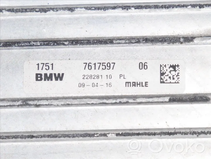 BMW X1 F48 F49 Välijäähdyttimen jäähdytin 17517617597