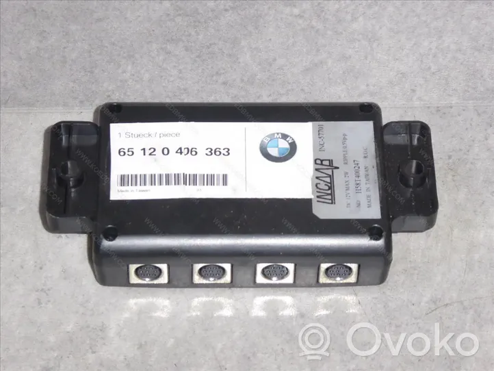 BMW 7 E65 E66 Cadre, panneau d'unité radio / GPS 65120421339