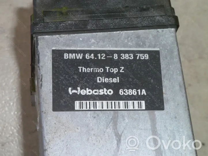 BMW 3 E46 Pre riscaldatore ausiliario (Webasto) 64126915831