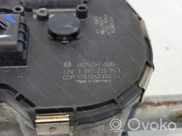 BMW 5 F10 F11 Mechanizm wycieraczek szyby przedniej / czołowej 61617306266