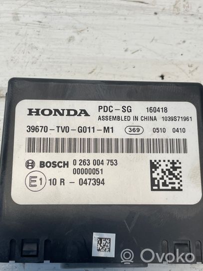 Honda Civic IX Sterownik / Moduł parkowania PDC 39670TV0G011M1