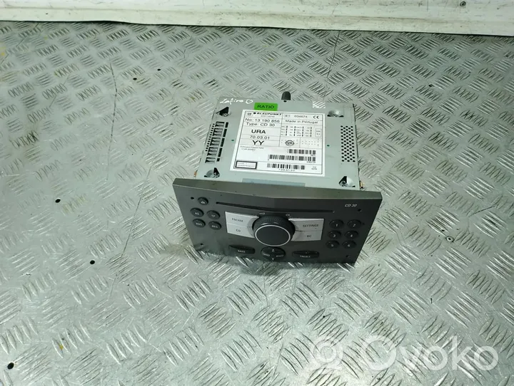 Opel Zafira B Controllo multimediale autoradio 13190856