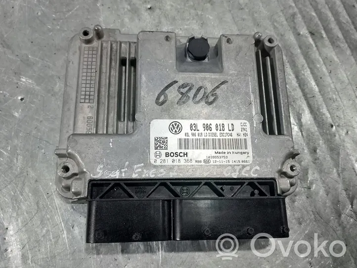 Seat Exeo (3R) Unité de commande, module ECU de moteur 