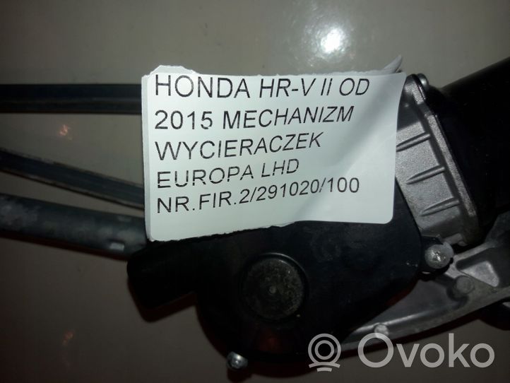 Honda HR-V Etupyyhkimen vivusto ja moottori 