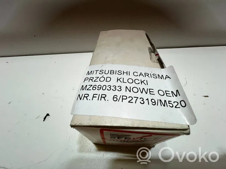 Mitsubishi Carisma Klocki hamulcowe przednie MZ690333