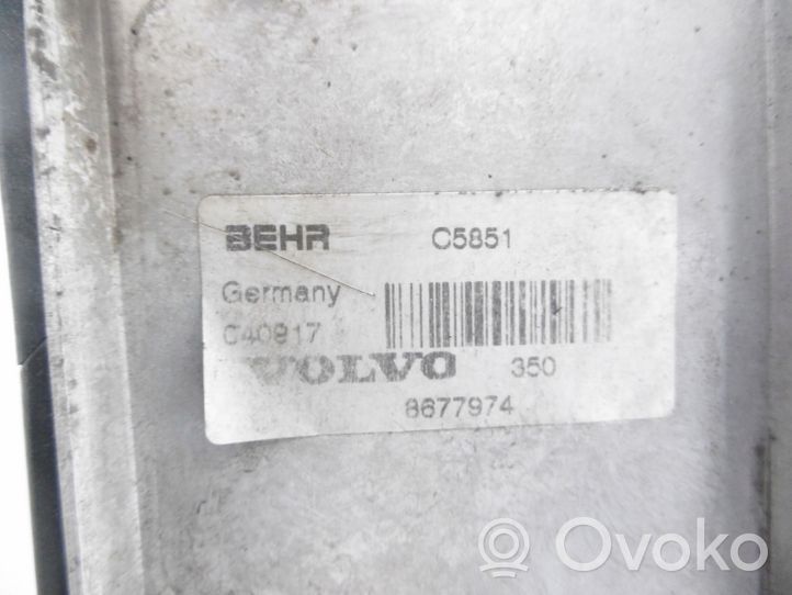 Volvo S60 Engine oil radiator 8677974