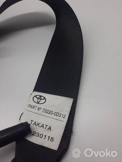 Toyota Yaris Pas bezpieczeństwa fotela przedniego 732200D312