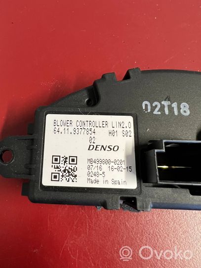 BMW X1 F48 F49 Heater blower motor/fan resistor 9377854