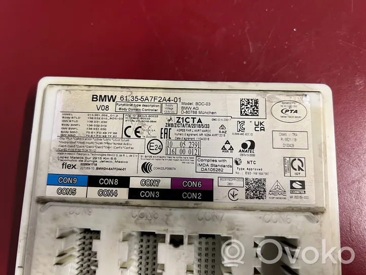 BMW X6 G06 Modulo di controllo del corpo centrale 5A7F2A4