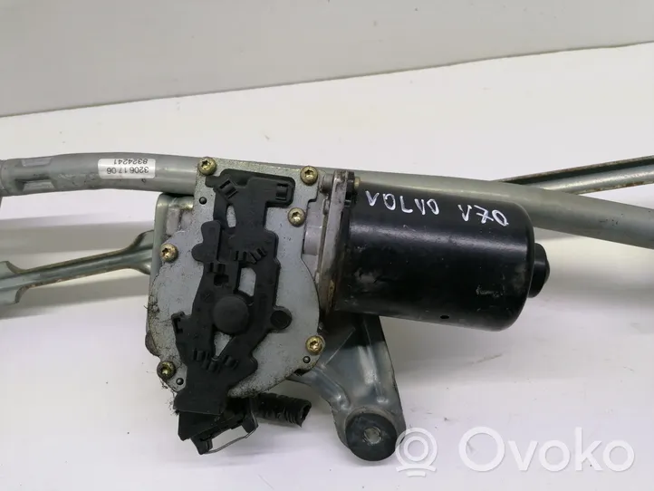 Volvo V70 Mechanizm i silniczek wycieraczek szyby przedniej / czołowej 404775