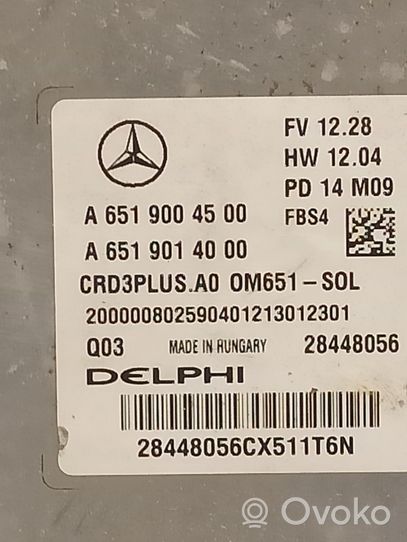 Mercedes-Benz C AMG W205 Unité de commande, module ECU de moteur A6519004500