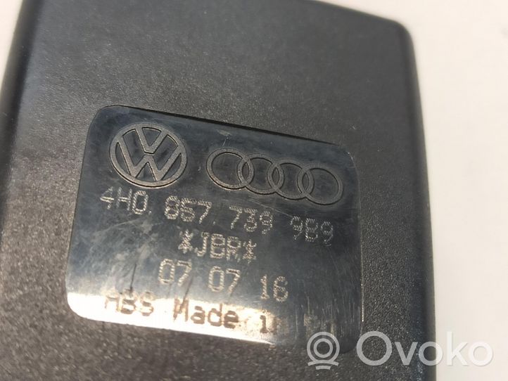 Audi A8 S8 D2 4D Klamra tylnego pasa bezpieczeństwa 4H0857739