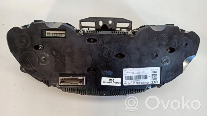 Audi A5 Compteur de vitesse tableau de bord 8T0920983B