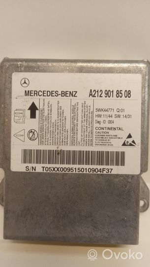 Mercedes-Benz E AMG W212 Module de contrôle airbag A2129018508