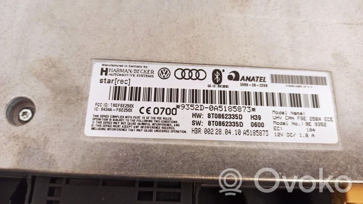 Audi A5 8T 8F Bluetoothin ohjainlaite/moduuli 8T0862335D