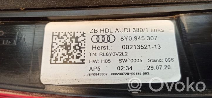Audi A3 8Y Takaluukun takavalot 8Y0945307