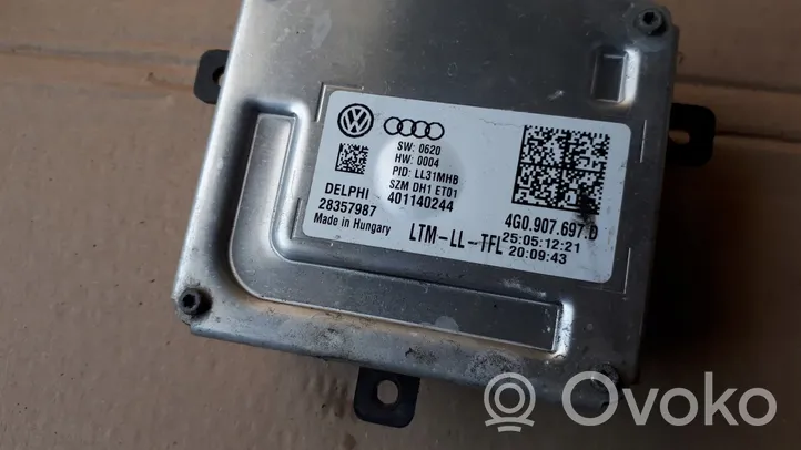 Audi A4 S4 B8 8K LED-liitäntälaitteen ohjausmoduuli 4G0907697D