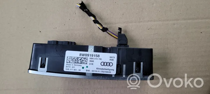 Audi A5 Unité de contrôle climatique 8W0919158