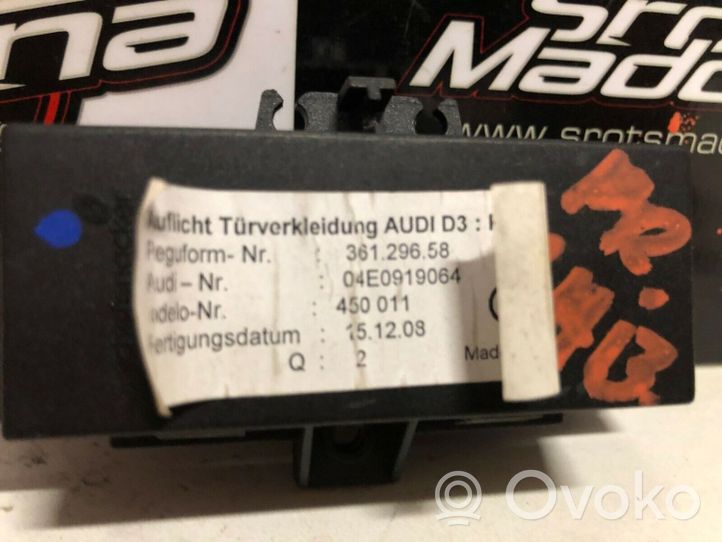 Audi A8 S8 D3 4E Durų elektronikos valdymo blokas 04E0919064