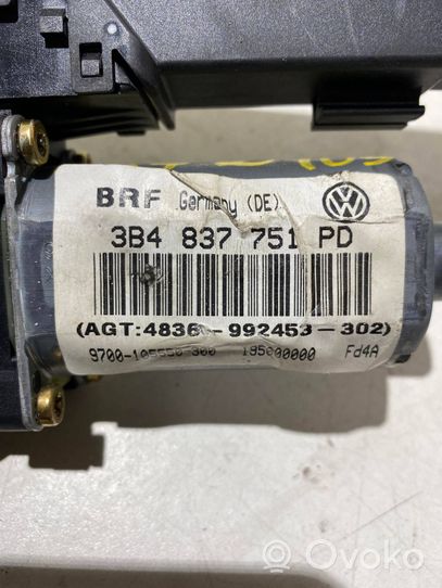 Volkswagen PASSAT B5.5 Motorino alzacristalli della portiera anteriore 3B4837751PD