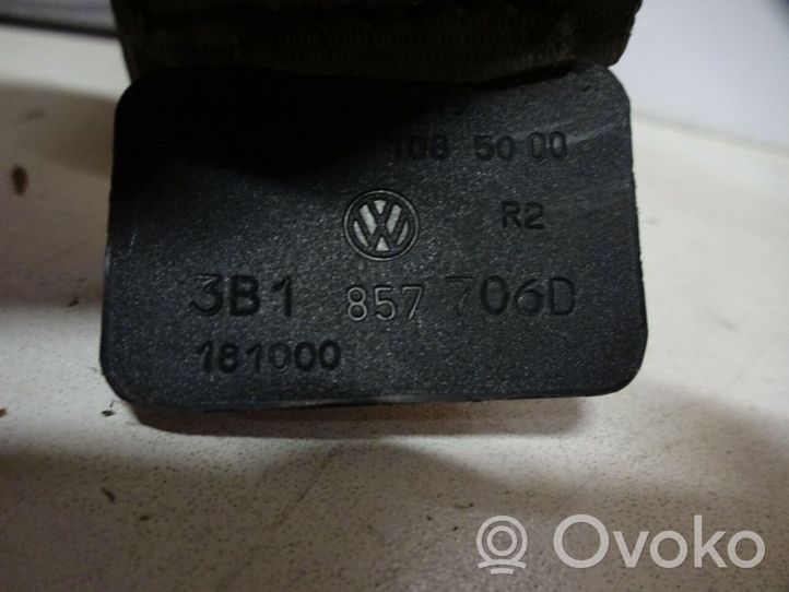Volkswagen PASSAT B5 Etuistuimen turvavyö 3B185706D