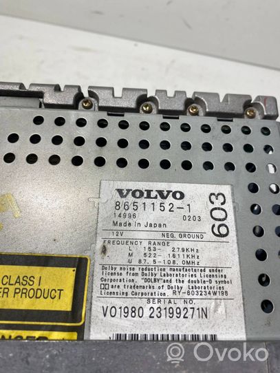 Volvo V70 Panel / Radioodtwarzacz CD/DVD/GPS 8651152
