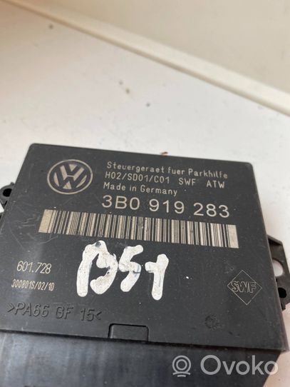 Volkswagen PASSAT B5.5 Sterownik / Moduł parkowania PDC 3B0919283