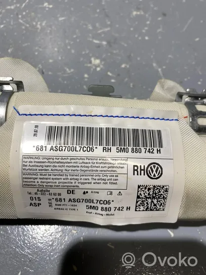 Volkswagen Golf Plus Jumta gaisa spilvens 5M0880742H