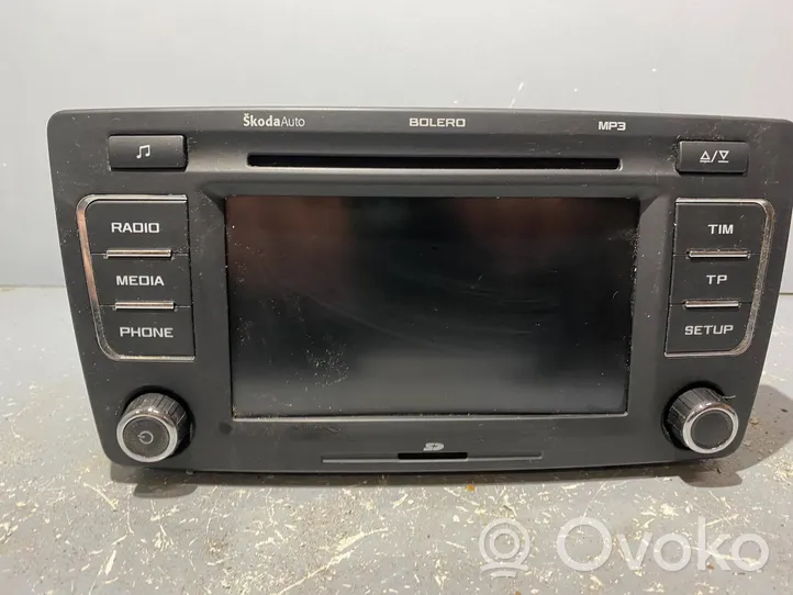 Skoda Octavia Mk2 (1Z) Unità principale autoradio/CD/DVD/GPS 1Z0035156G