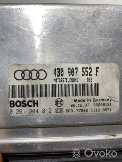 Audi A4 S4 B5 8D Moottorin ohjainlaite/moduuli 4B0907552F