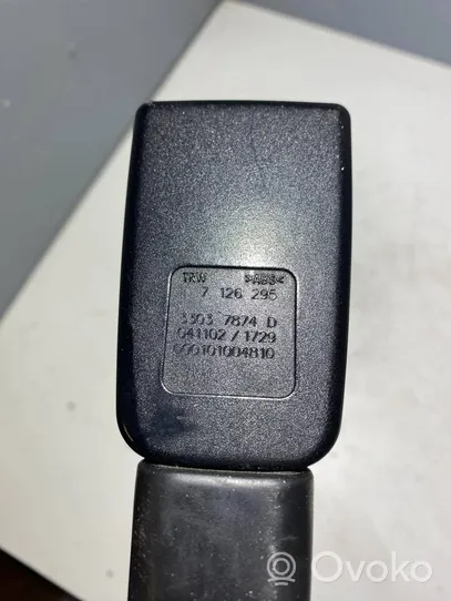 BMW 1 E81 E87 Front seatbelt buckle 33037874D