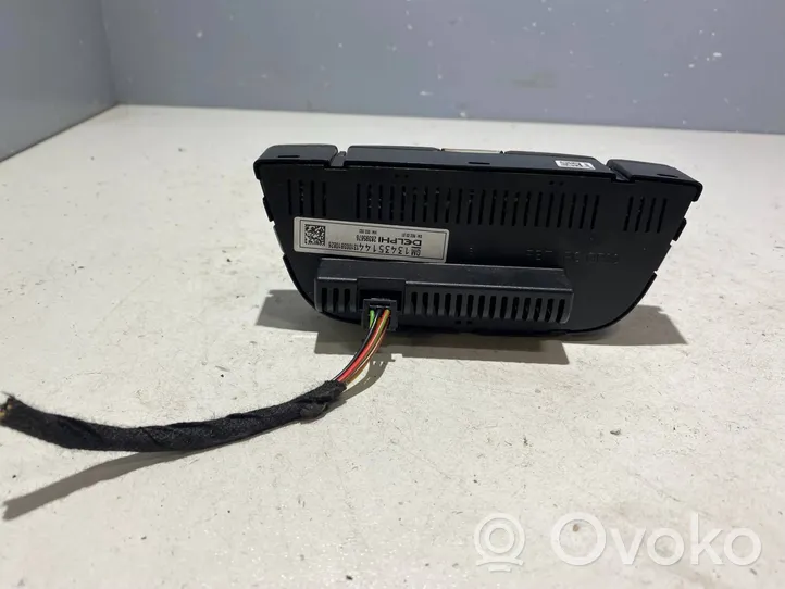 Opel Astra J Climate control unit 13435144