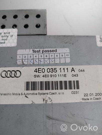 Audi A8 S8 D3 4E Caricatore CD/DVD 4E0035111A