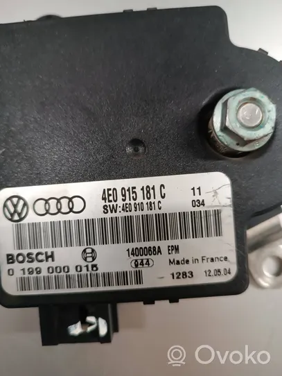 Audi A8 S8 D3 4E Altre centraline/moduli 4E0915181C