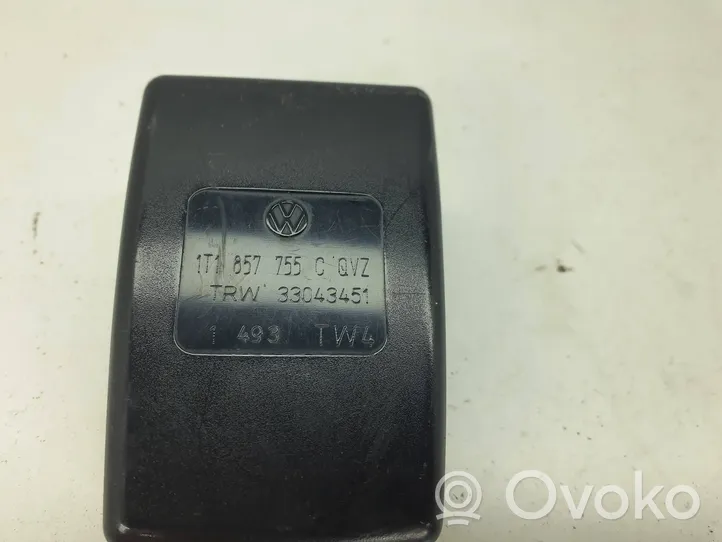 Volkswagen Touran I Front seatbelt buckle 1T1857755C