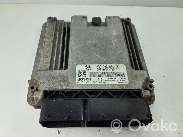 Skoda Octavia Mk2 (1Z) Sterownik / Moduł ECU 03G906016DK