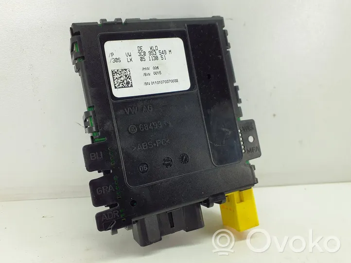 Volkswagen PASSAT B6 Stūres stāvokļa (leņķa) sensors 3C0953549m