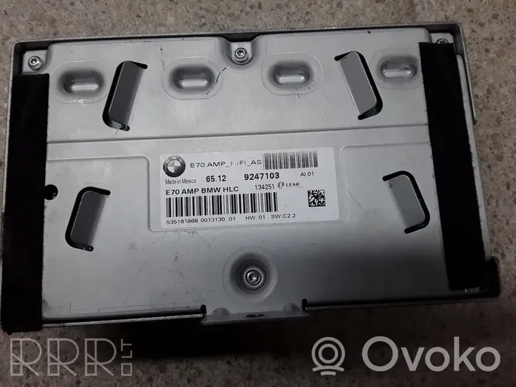 BMW X5 E70 Amplificateur de son 9247103